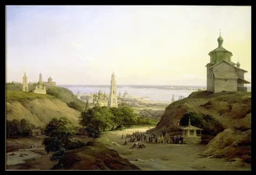 View of Yuryevets, on the Volga